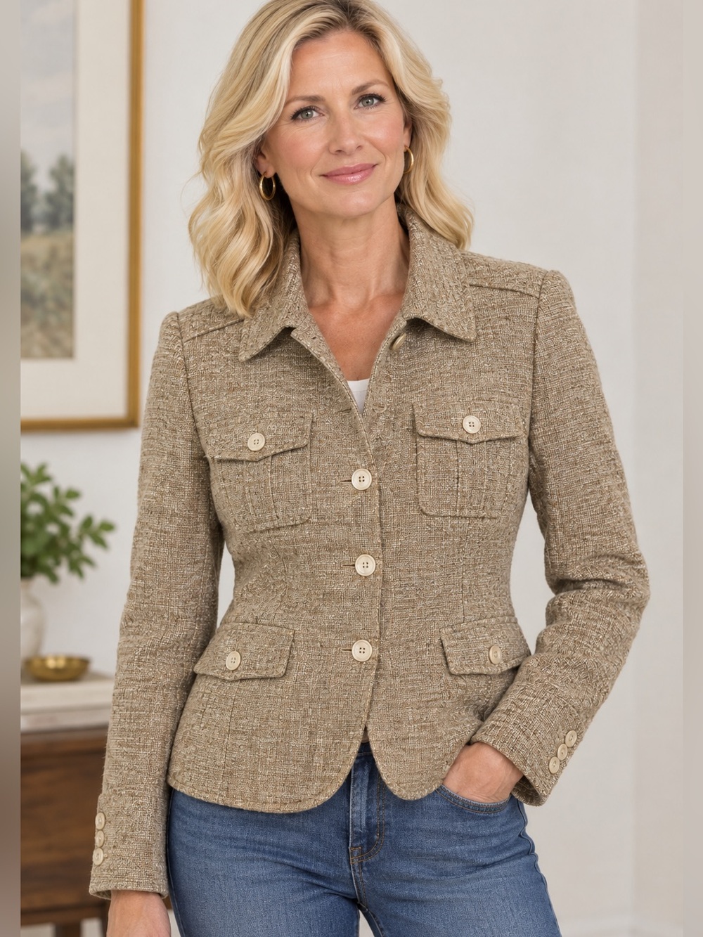 Tweed Blazer by Relativity
